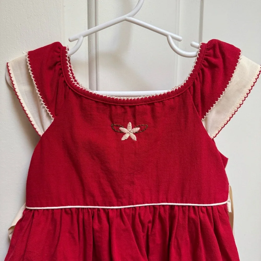 Well Dressed Wolf Classic Good Cheer Red White Dress Holiday Christmas Girls 3